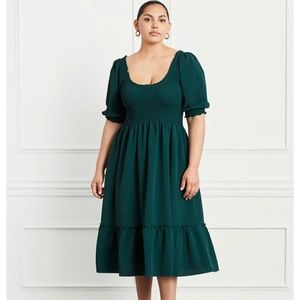 Hill House Home Louisa Nap Dress in Botanical Garden Crepe, Large, NWOT